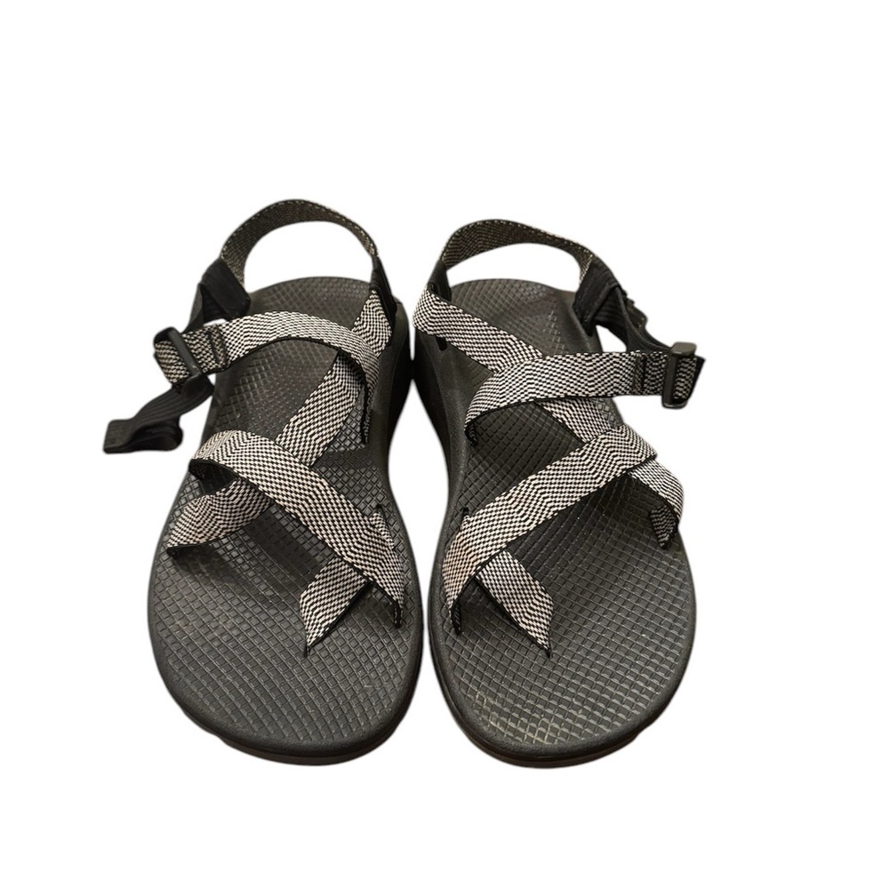 Chaco Women's Z/Cloud 2 Black & White Sandals - Picture 3 of 6